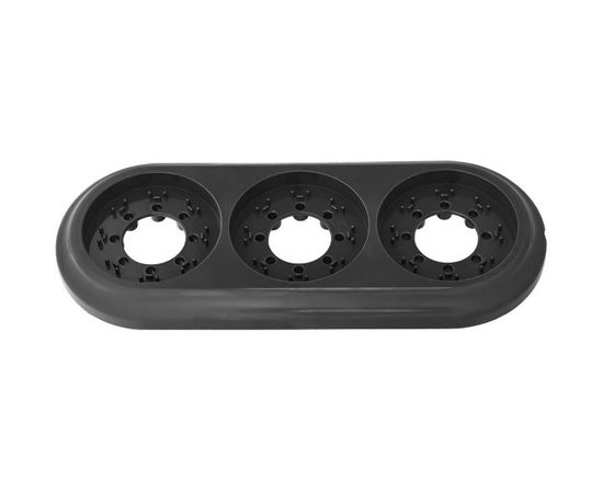 Рамка 3-местная Bylectrica, серия РЕТРО ЮЛИГ.735212.472, черный 