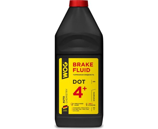 Тормозная жидкость WOG DOT 4+, 1 л WGC0141 