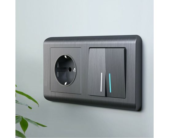 Рамка Werkel W0022104 на 2 поста графит a051267 – изображение 2