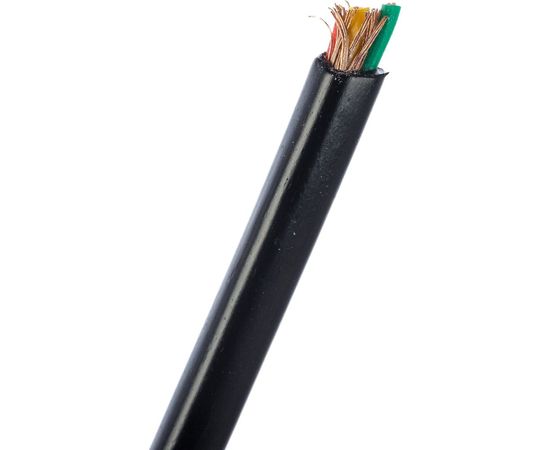 Комбинированный шнур ШВЭП /ШСМ/ 4x0.12 кв.мм, 200м, черный REXANT 01-4034 – изображение 2