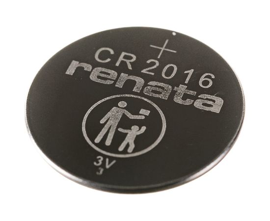 Литиевая батарейка Renata CR 2016 Li/MnO2, 90mAh, 3V NEW 12709 – изображение 2