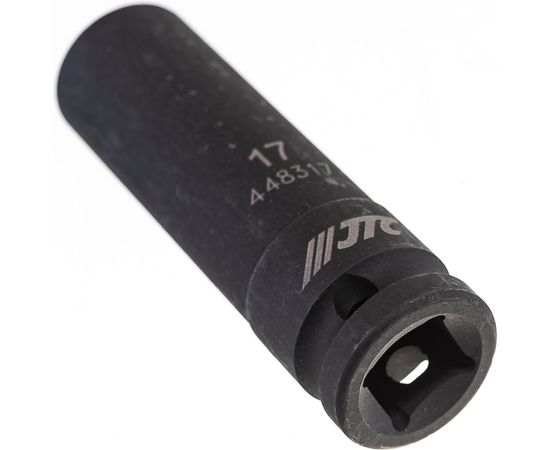 Головка торцевая 1/2” 17 12-ти гранная ударная тонкостенная L=82мм JTC 448317 – изображение 2