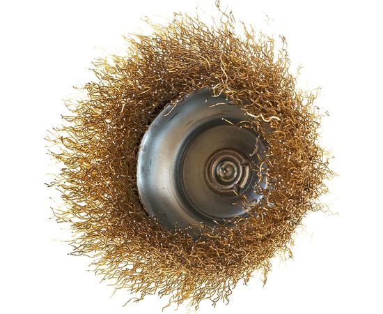 Чашечная корщетка для дрели Курс со шпилькой 75 мм 38467 – изображение 2