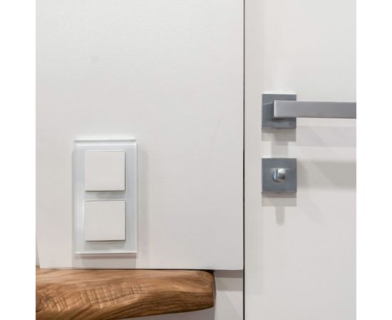 Одноклавишный проходной выключатель WERKEL W1112001 белый a051111 – изображение 3