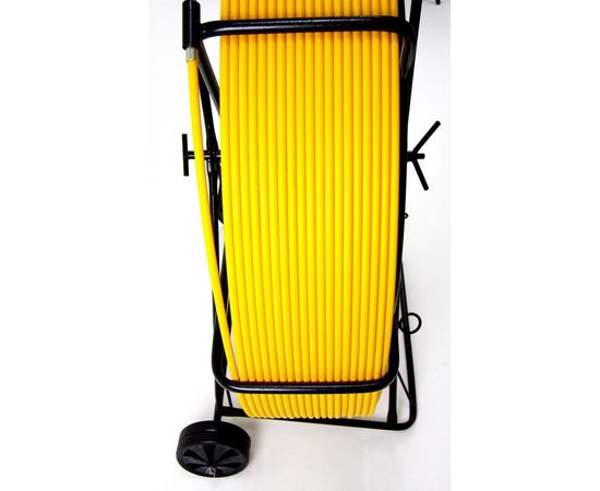 Протяжка для кабеля мини OlmiOn УЗК d=11 мм L=100 м на тележке, желтый СП-Т1-11/100 – изображение 3