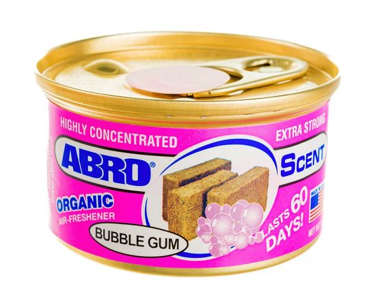 Ароматизатор на панель без крышки ABRO INDUSTRIES INC Органик Баббл Гам AS-560-BG – изображение 3