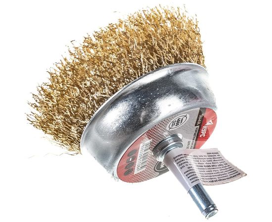 Чашечная корщетка для дрели Курс со шпилькой 75 мм 38467 – изображение 3