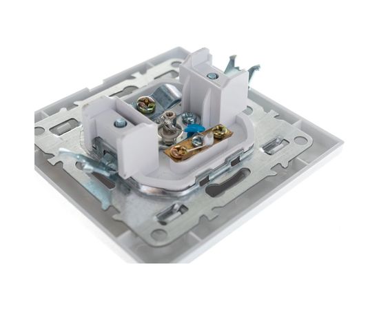 Телевизионная розетка STEKKER 1-местная, 75 Ом, 5-862МГц, серия Эрна, белая 39048 – изображение 4