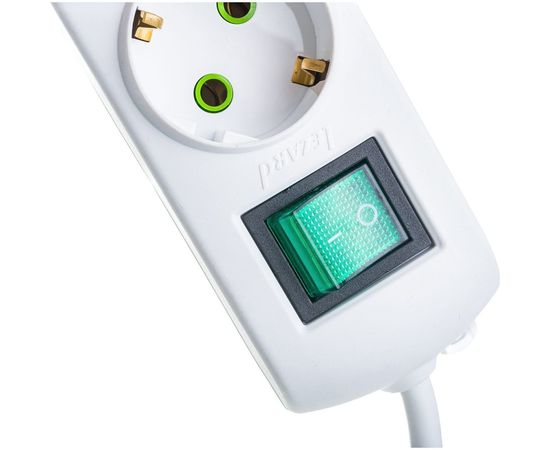 Удлинитель Lezard LETITIA с/з 6 входов 2 метра с выключателем 721-0602-602 – изображение 4