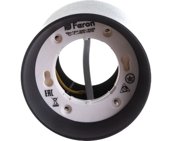 Потолочный светильник FERON HL353 12W, 220V, GX53, черный 41283 – изображение 4