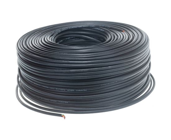 Комбинированный шнур ШВЭП /ШСМ/ 4x0.12 кв.мм, 200м, черный REXANT 01-4034 – изображение 5