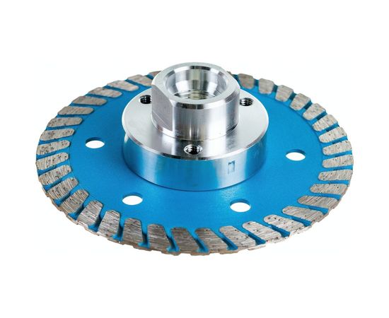 Диск алмазный отрезной Турбо с фланцем Grand hot press (80 мм; М14) TRIO-DIAMOND FHQ445 140080 – изображение 5