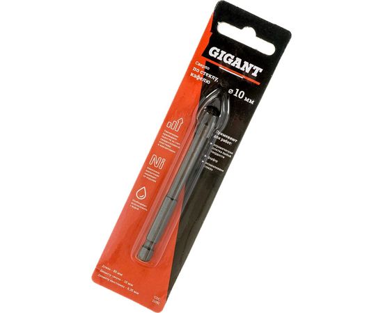 Сверло по стеклу/кафелю (10 мм; шестигранный хвостовик) Gigant GDC 11091 – изображение 7