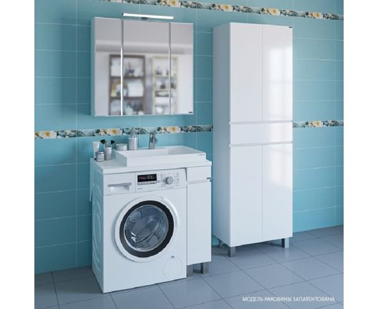 Тумба напольная СаНта Марс 19 под умывальник над стиральной машиной Юпитер 80х50 900127 – изображение 8