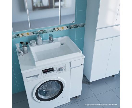 Тумба напольная СаНта Марс 19 под умывальник над стиральной машиной Юпитер 80х50 900127 – изображение 9