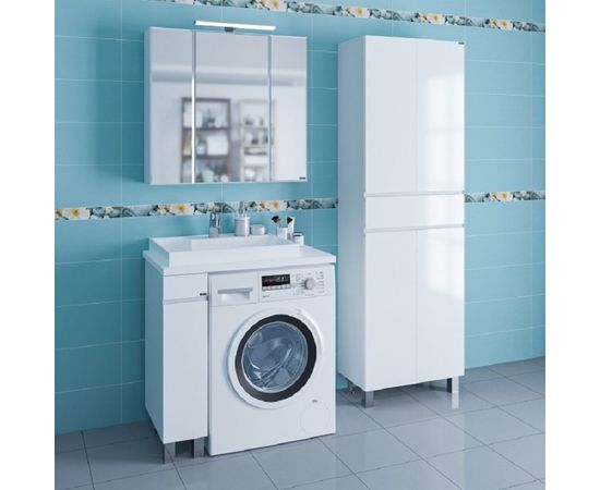 Тумба напольная СаНта Марс 19 под умывальник над стиральной машиной Юпитер 80х50 900127 – изображение 10