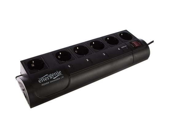 Сетевой фильтр Energenie программируемый с LAN-интерфейсом EG-PMS2-LAN 