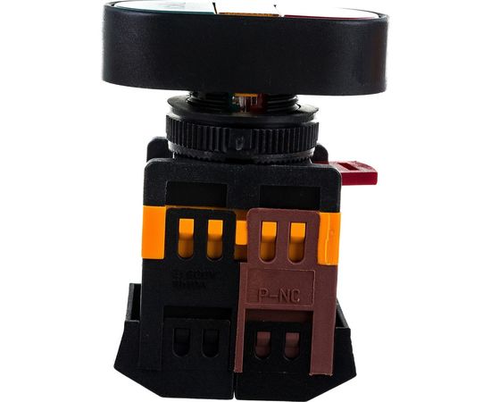 Кнопка ЭРА APBB22N, Пуск-Стоп, d22мм, неон/240В, 1з+1р, 10/400/3200 Б0045625 