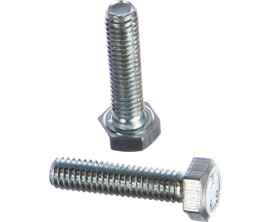 Болт Tech-Krep DIN933 с шестигранной головкой, оцинкованный М6х25 18 шт - пакет 102958 