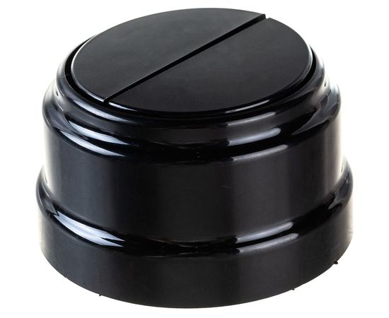 2-клавишный выключатель Bylectrica А510-2202 10А открытой установки, серия РЕТРО, черный, А510-2202 черный 