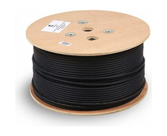 Кабель Cabeus витая пара экранированная FTP, 4 пары, одножильный, FTP-4P-CAT.5E-SOLID-OUT-LSZH-UV 