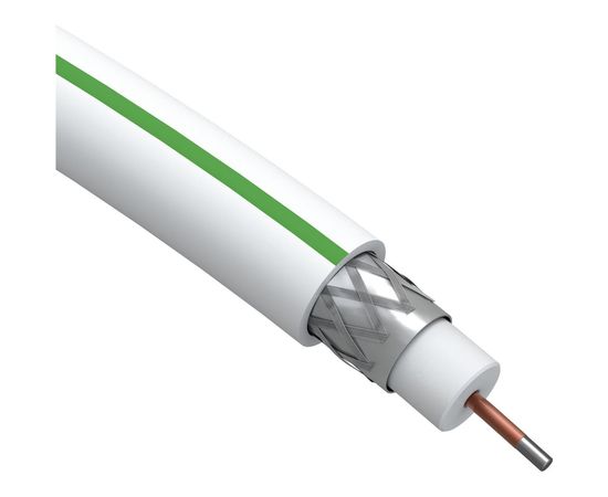 Коаксиальный кабель ЭРА SAT 703 B,75 Ом, CCS/, PVC, цвет белый Б0044610 