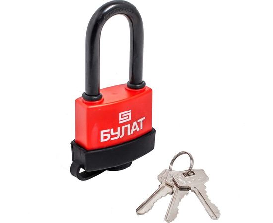Навесной всепогодный замок БУЛАТ ВС 1-П53-01 ПЛ d=10 мм 13328 