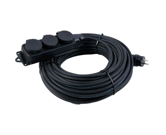 Силовой удлинитель АТЛАНТ АТОМ КГ 3500 Вт 3 гнезда 30м (с заземлением) 50014 