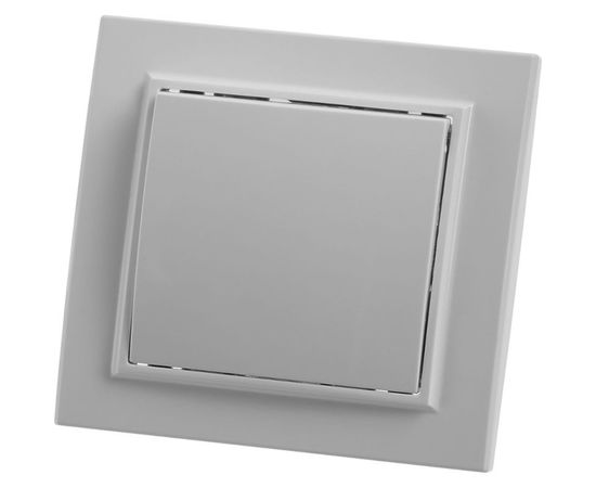 Выключатель STEKKER 1-клавишный, 220V, 10А, серия Эрна, белый, PSW10-9003-01 39043 