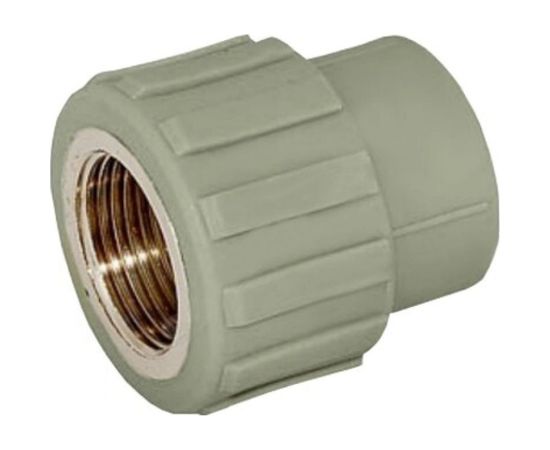 Муфта комбинированная с внутренней резьбой VALFEX PP-R серая, 25 мм х1/2"" 10129125Г 127-0355 