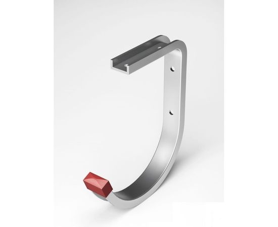 Настенный крюк ЛУКА алюминиевый, вынос 130 мм высота 160 мм, до 20 кг, анодированный УТ000025388 