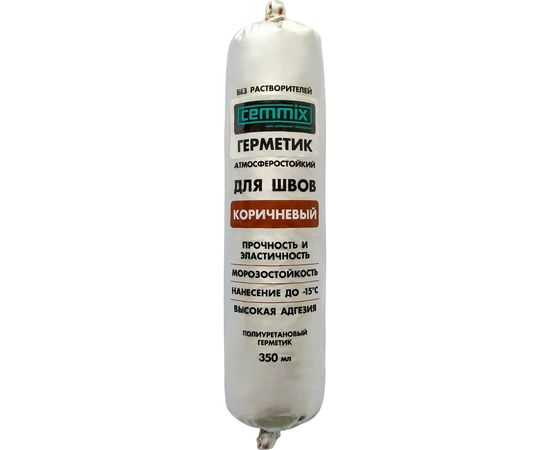 Клей-герметик для швов CEMMIX Коричневый 350 мл 82578584 