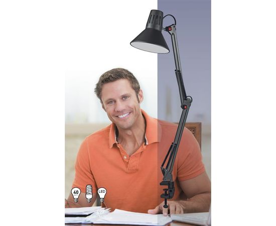 Настольный светильник, белый ЭРА N-121-E27-40W-W C0041455 – изображение 15