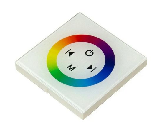 Контроллер Apeyron RGB 12В, 144 Вт, встраиваемый с БЕЛОЙ многоцветной сенсорной панелью 04-09 – изображение 2