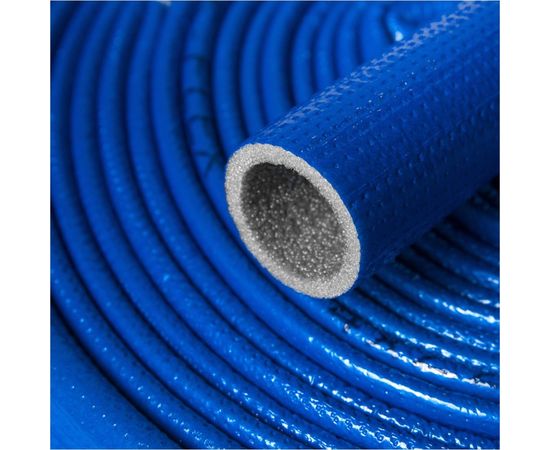 Теплоизоляция для труб K-FLEX PE COMPACT в синей оболочке 18/4 бухта 10м R040182103PECB – изображение 2