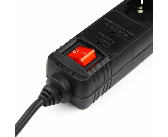 Сетевой фильтр Energenie SPG5-C-10 3м. 16А. черный – изображение 2