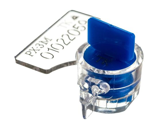 Пломба роторная рх-3М (для счётчиков) ТПК Технологии Контроля Цвет: синий 24127 – изображение 2