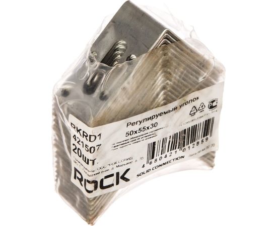 Регулируемый уголок Rock RKRD1, 50х55х30 мм 20 шт. 421507 – изображение 2