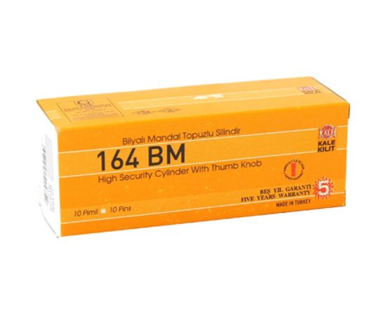 Цилиндровый механизм KALE KILIT 164BM-10040+10+50C-C-BP-5KEY-STB 164BM000047 24445 – изображение 2