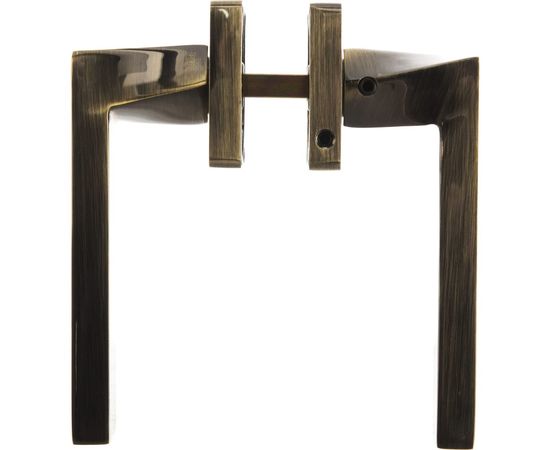 Дверная ручка на квадратной розетке Равенна РЕНЦ DH 302-02 AB – изображение 2