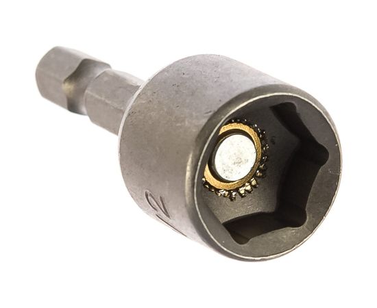 Головка-вставка магнитная 6-гранная (13 мм; 45 мм; 1/4"") для шуруповерта ЭВРИКА ER-90508C – изображение 2