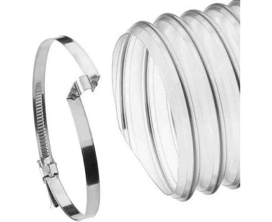 Червячный хомут с мостиком TEX 120-140 мм УФ-00019092 – изображение 2