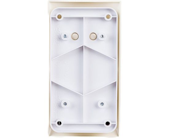 Комбинированный блок Кунцево-Электро СЕЛЕНА скрытой установки выключатель+розетка БКВР-410 с/к 8172 – изображение 2