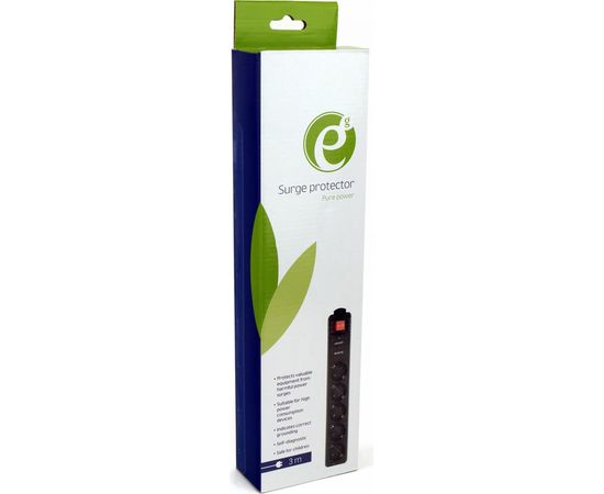 Сетевой фильтр Energenie SPG5-C-10 3м. 16А. черный – изображение 3