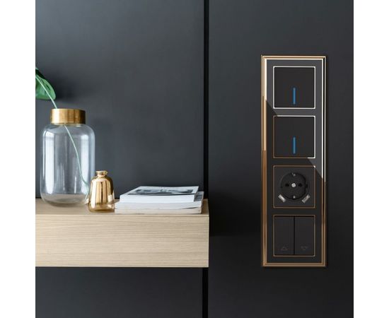 Одноклавишный проходной выключатель WERKEL W1112108 с подсветкой a051609 – изображение 3