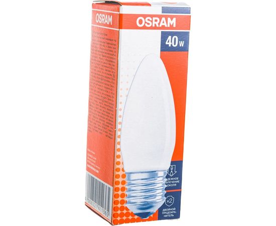 Лампа накаливания CLASSIC B FR 40W E27 OSRAM 4008321411365 – изображение 3