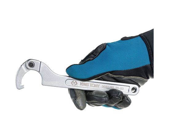 Радиусный шарнирный ключ для цилиндрического крепежа 35-50мм KING TONY 3641-50 – изображение 4