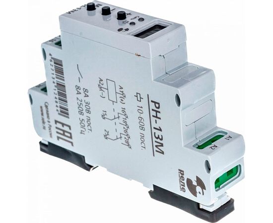 Реле контроля напряжения Реле и Автоматика, РН-13М 10-60В пост. A8223-34124844 – изображение 4