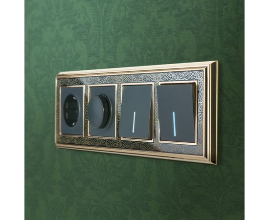 Одноклавишный проходной выключатель WERKEL W1112108 с подсветкой a051609 – изображение 4