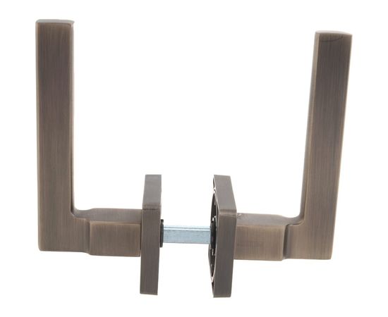 Дверная ручка на квадратной розетке Равенна РЕНЦ DH 302-02 AB – изображение 5